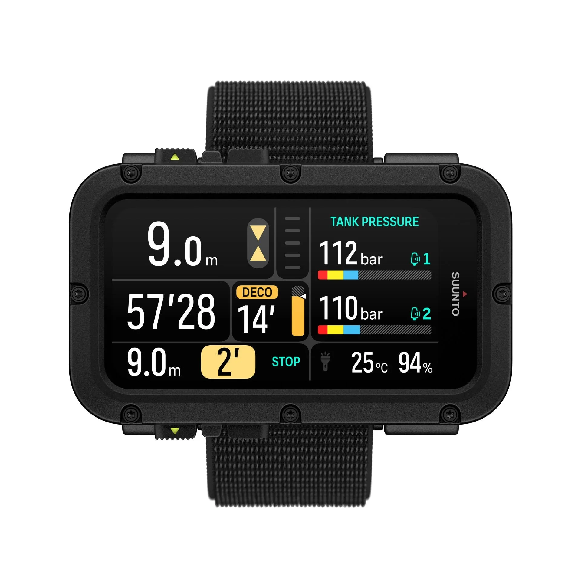 Suunto Nautic Kumaş Kayışlı Dalış Bilgisayarı