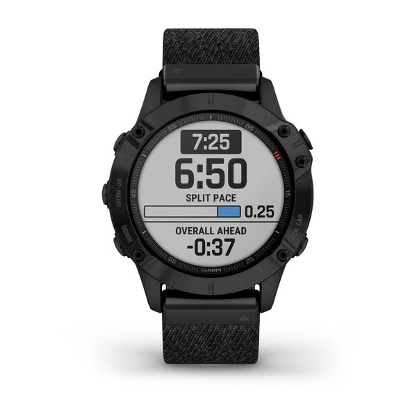 Garmin Fenix 6 Sapphire Desenli Siyah 010-02158-17