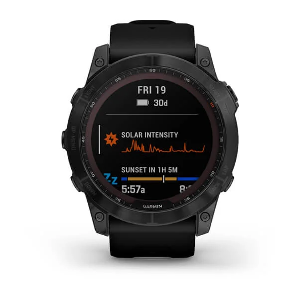 Garmin fenix 7X Sapphire Solar Siyah DLC Titanyum 010-02541-23