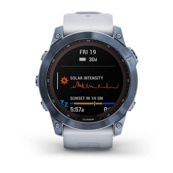 Garmin fenix 7X Sapphire Solar Mineral Mavi DLC Titanyum  010-02541-15